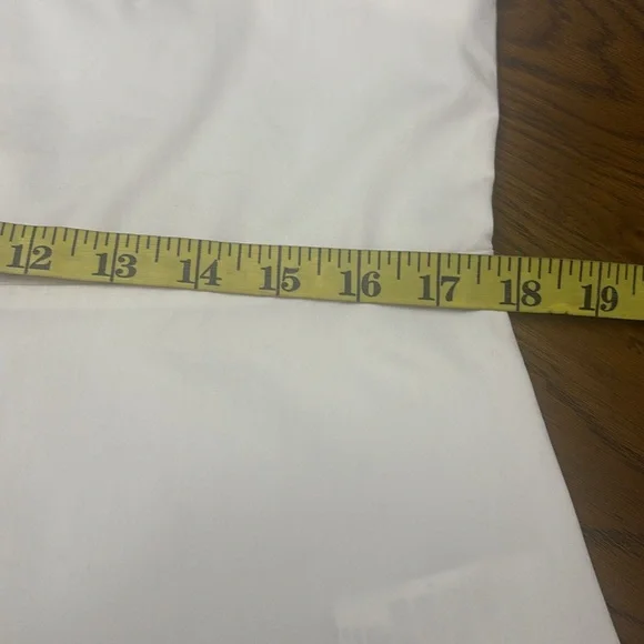 HALSTON Bell Sleeve White Top - Picture 9 of 10